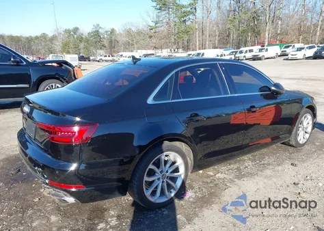 2019 Audi A4 40 Premium из США, поврежденный, VIN WAUHMAF47KN005285